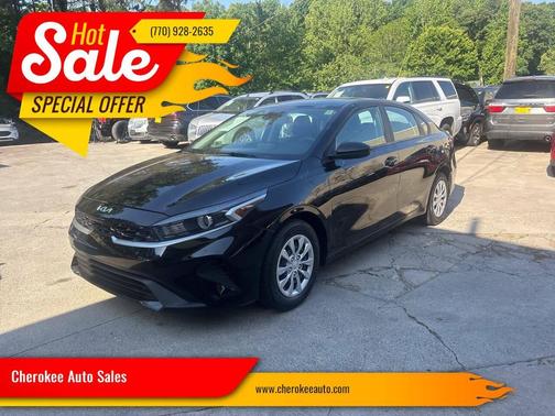 Black 2024 Kia Forte LX 4dr Sedan