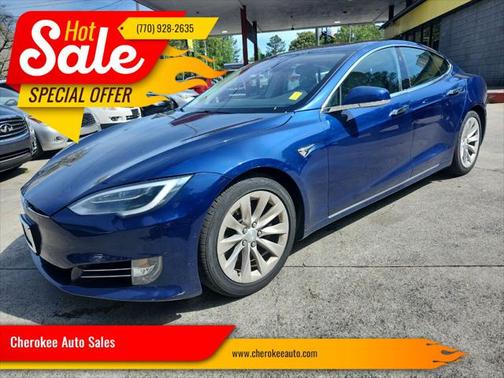 Blue 2017 Tesla Model S 60