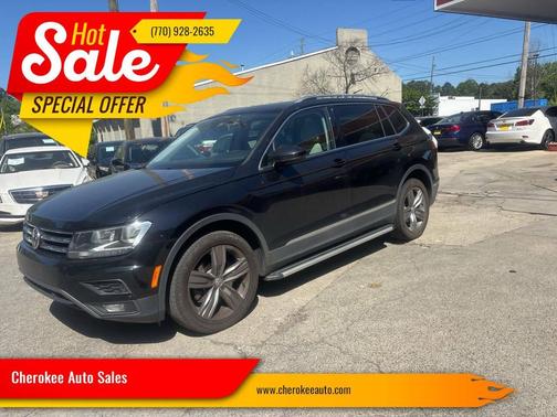 Black 2020 Volkswagen Tiguan 2.0T SEL