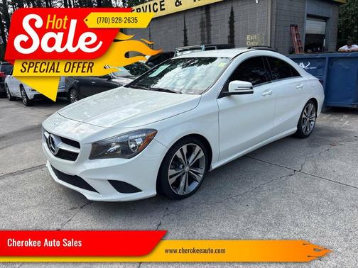 White 2016 Mercedes-Benz CLA-Class 4MATIC