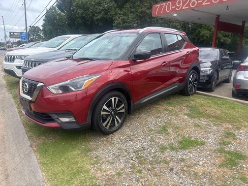 Red 2020 Nissan Kicks SR