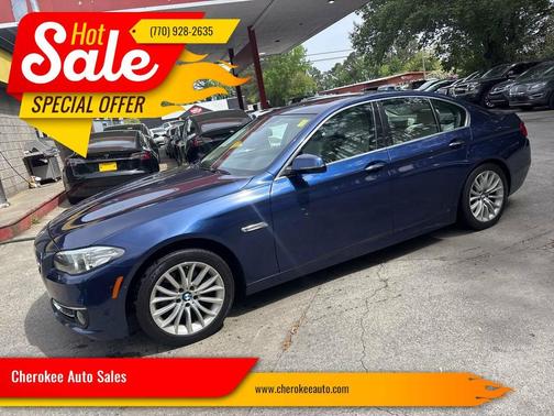 Blue 2016 BMW 528 528i xDrive AWD 4dr Sedan