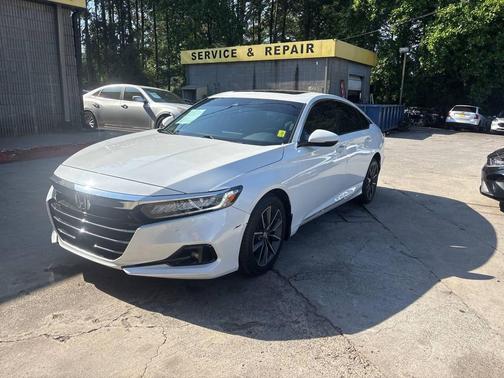 White 2021 Honda Accord EX-L 1.5T