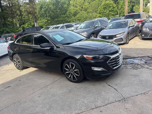 Black 2022 Chevrolet Malibu RS 4dr Sedan