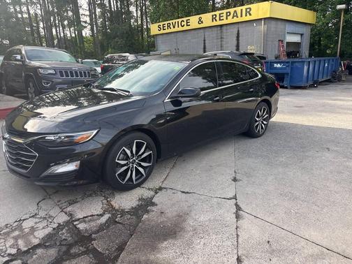 Black 2022 Chevrolet Malibu RS 4dr Sedan