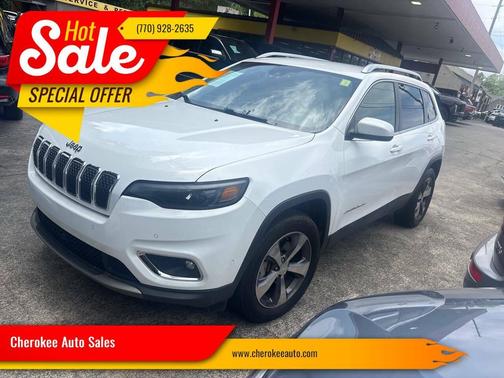 White 2019 Jeep Cherokee Limited