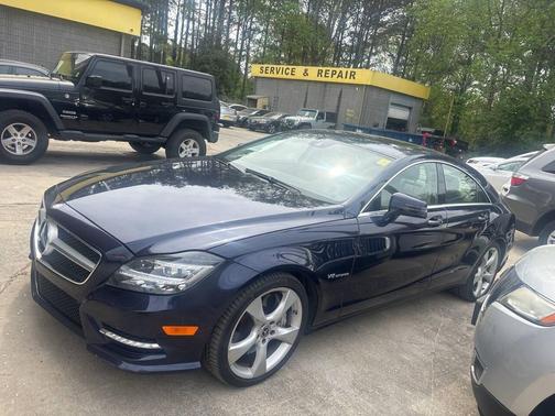 Blue 2014 Mercedes-Benz CLS-Class CLS 550