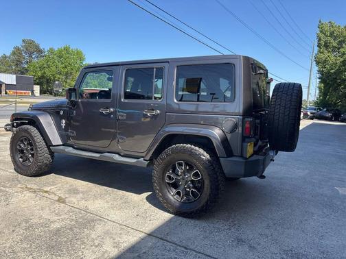 Gray 2017 Jeep Wrangler Unlimited Smoky Mountain 4x4 4dr SUV