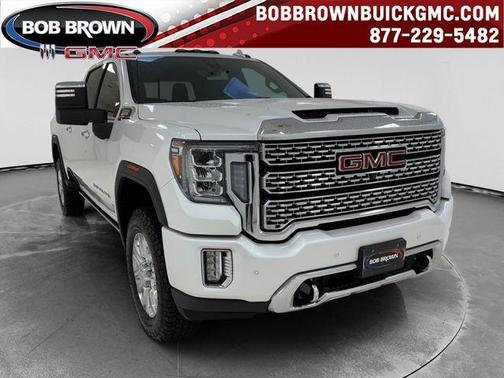 White Frost Tri-Coat 2021 GMC Sierra 2500 Denali