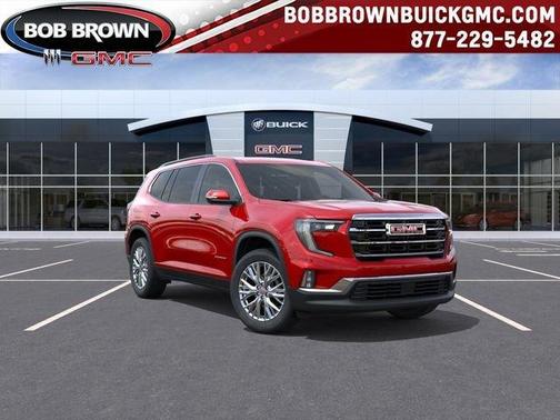 Red 2026 GMC Acadia Elevation