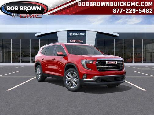 Red 2026 GMC Acadia Elevation