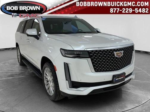 Crystal White Tri-Coat 2023 Cadillac Escalade ESV Premium Luxury