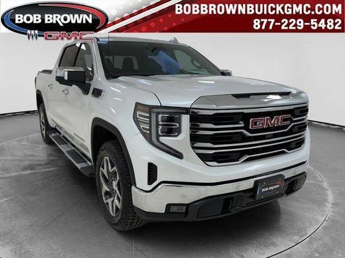 White Frost Tri-Coat 2024 GMC Sierra 1500 SLT