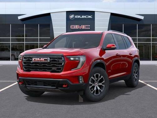 Red 2026 GMC Acadia AT4