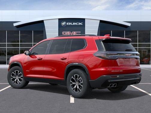 Red 2026 GMC Acadia AT4