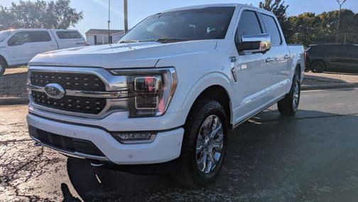 Star White Metallic Tri-Coat 2022 Ford F-150 Platinum