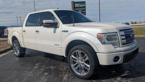 White Platinum Metallic Tri-Coat 2014 Ford F-150 Limited