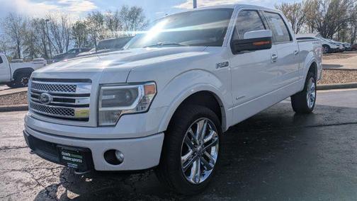 White Platinum Metallic Tri-Coat 2014 Ford F-150 Limited