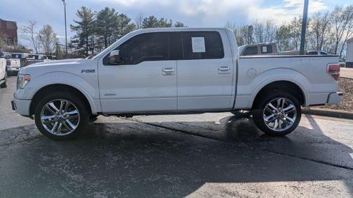 White Platinum Metallic Tri-Coat 2014 Ford F-150 Limited