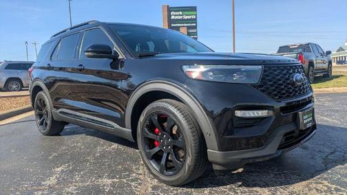 Agate Black Metallic 2021 Ford Explorer ST