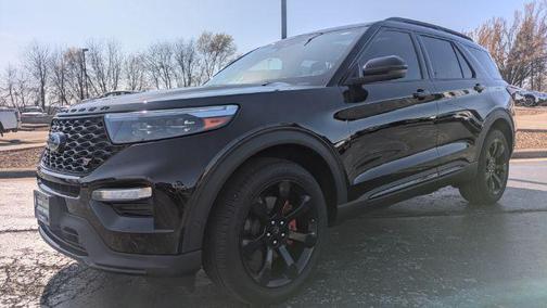 Agate Black Metallic 2021 Ford Explorer ST