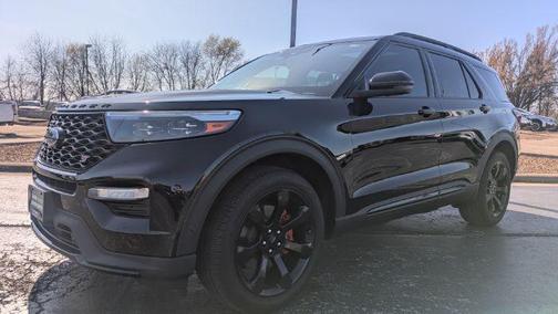 Agate Black Metallic 2021 Ford Explorer ST