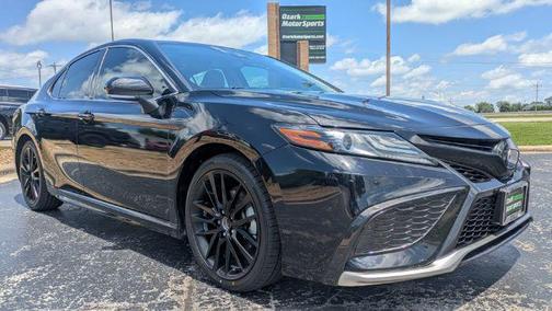 Midnight Black Metallic 2023 Toyota Camry XSE