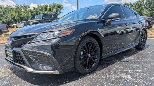 Midnight Black Metallic 2023 Toyota Camry XSE