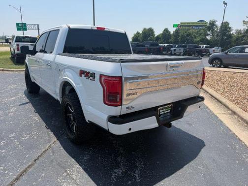 White Platinum Metallic Tri-Coat 2017 Ford F-150 Platinum