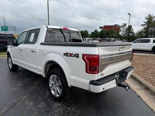 White Platinum Metallic Tri-Coat 2017 Ford F-150 Platinum