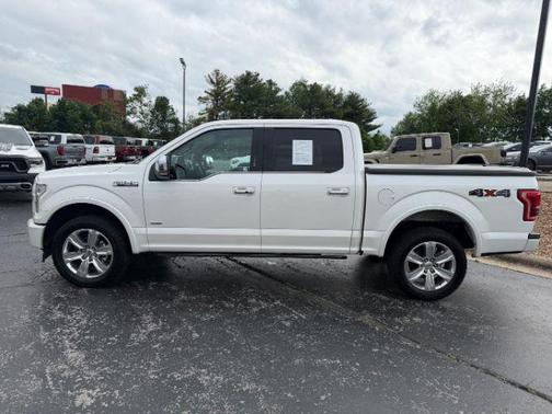 White Platinum Metallic Tri-Coat 2017 Ford F-150 Platinum
