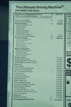 2025 BMW 530 530i