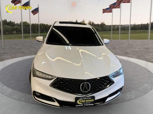 Platinum White Pearl 2019 Acura TLX Technology