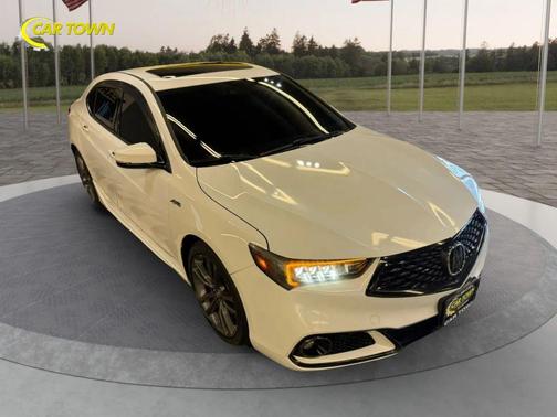Platinum White Pearl 2019 Acura TLX Technology