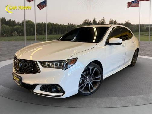 Platinum White Pearl 2019 Acura TLX Technology