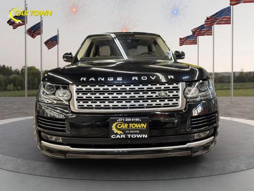 Black 2016 Land Rover Range Rover 3.0L Turbocharged Diesel HSE Td6