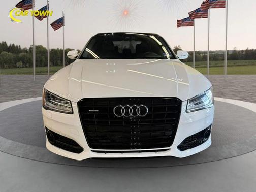 White 2017 Audi A8 L 4.0T Sport
