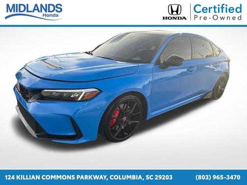 Boost Blue Pearl 2025 Honda Civic Type R