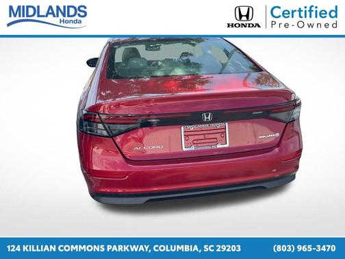 Radiant Red Metallic 2025 Honda Accord