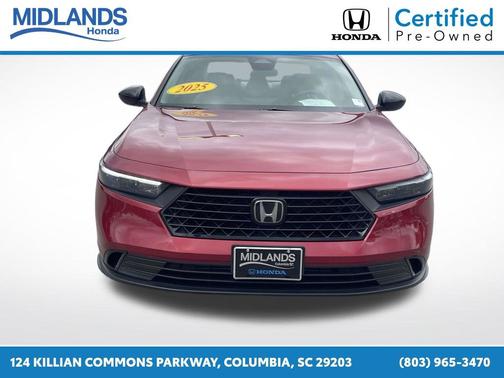 Radiant Red Metallic 2025 Honda Accord