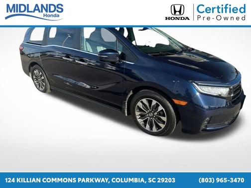 Obsidian Blue Pearl 2024 Honda Odyssey