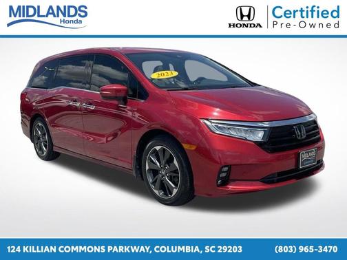 Radiant Red Metallic Ii 2023 Honda Odyssey