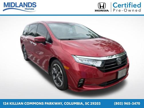 Radiant Red Metallic Ii 2023 Honda Odyssey