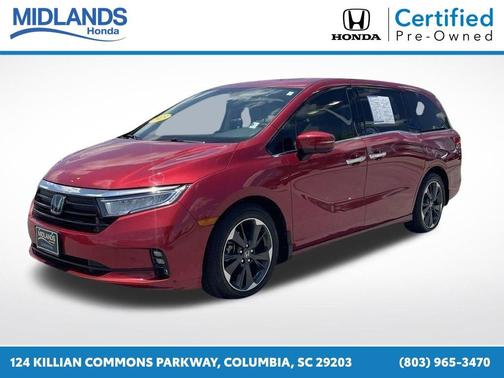 Radiant Red Metallic Ii 2023 Honda Odyssey