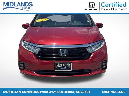 Radiant Red Metallic Ii 2023 Honda Odyssey