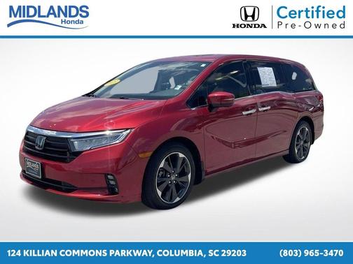 Radiant Red Metallic Ii 2023 Honda Odyssey