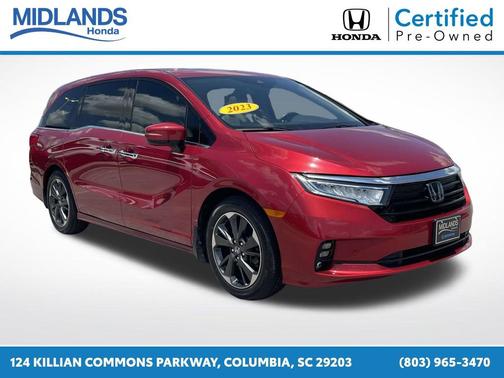 Radiant Red Metallic Ii 2023 Honda Odyssey