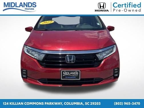 Radiant Red Metallic Ii 2023 Honda Odyssey