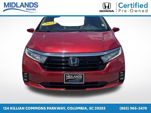 Radiant Red Metallic Ii 2023 Honda Odyssey