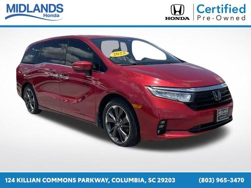 Radiant Red Metallic Ii 2023 Honda Odyssey